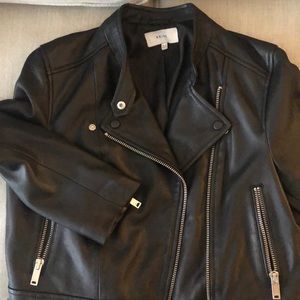REISS Leather Jacket Brand New size L
